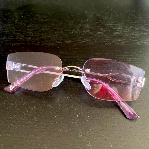 Monki purple frameless sunglasses - Picture 1 of 2